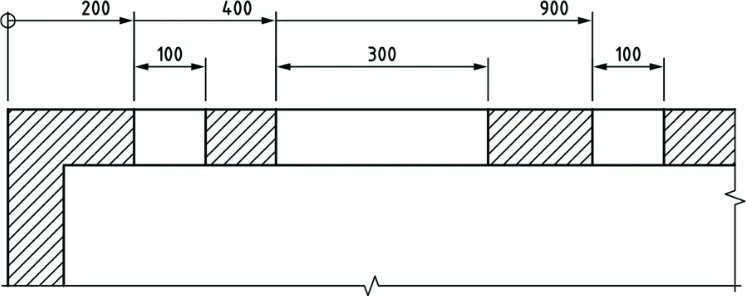 Cotagem combinada (aditiva e dimensões simples)